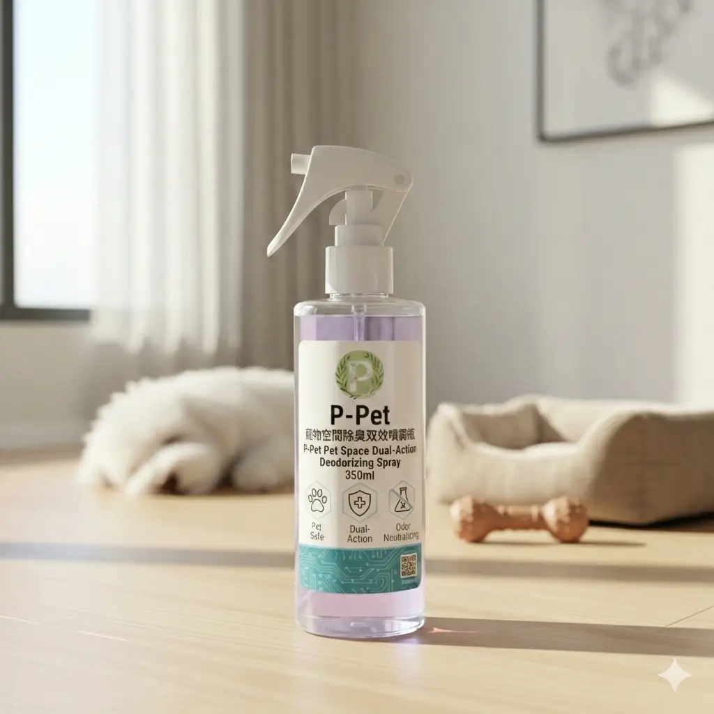 P-Pet 寵物空間除臭双效噴霧瓶 280ml